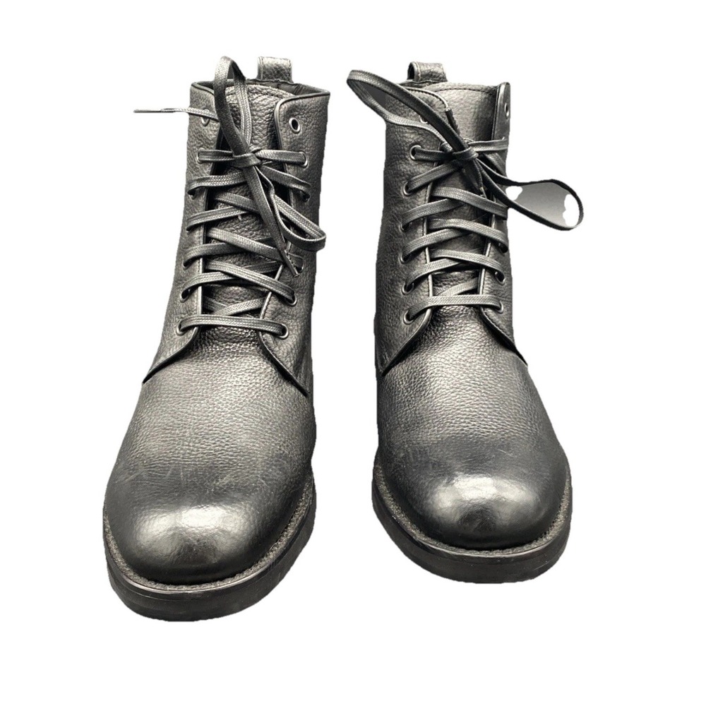 VINCE Chukka Boots Leather Black Made‎ In Italy Size 12